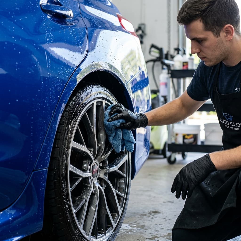 Wheel cleaning